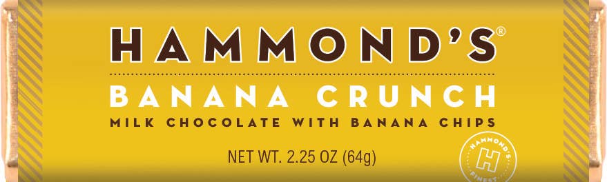 Banana Crunch Milk Chocolate Bar 2.25oz