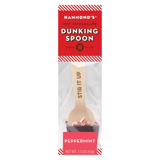 Peppermint Dark Chocolate Dunking Spoon 1.5oz