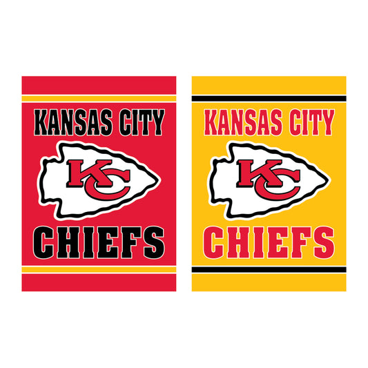 Embossed Suede Flag, House Size, Kansas City Chief