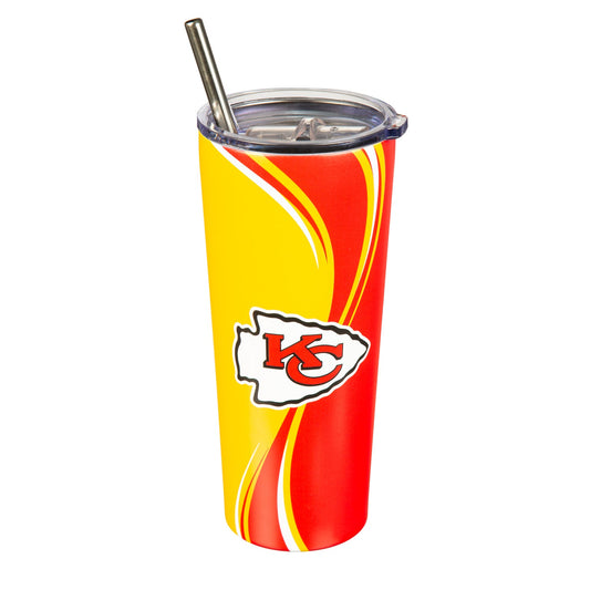 Stainless Steel Tumbler, 20oz,Kansas City Chiefs