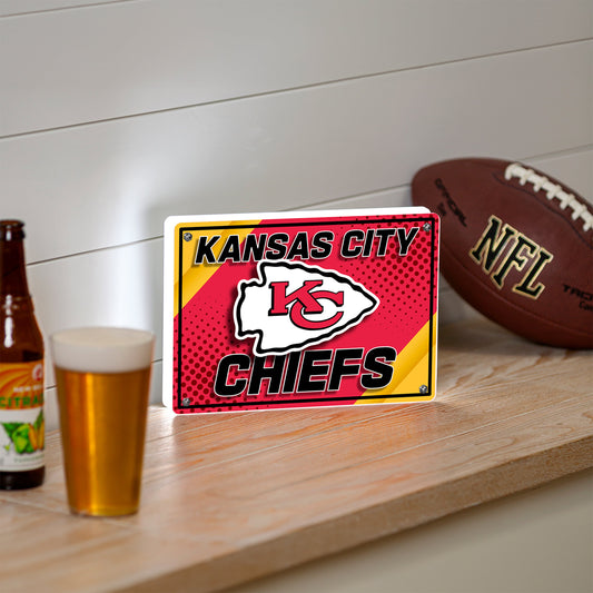 Kansas City Chiefs NFL Football Rectangle Desklite