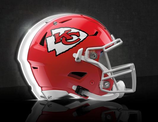 Kansas City Chiefs Helmet LED Desk lite